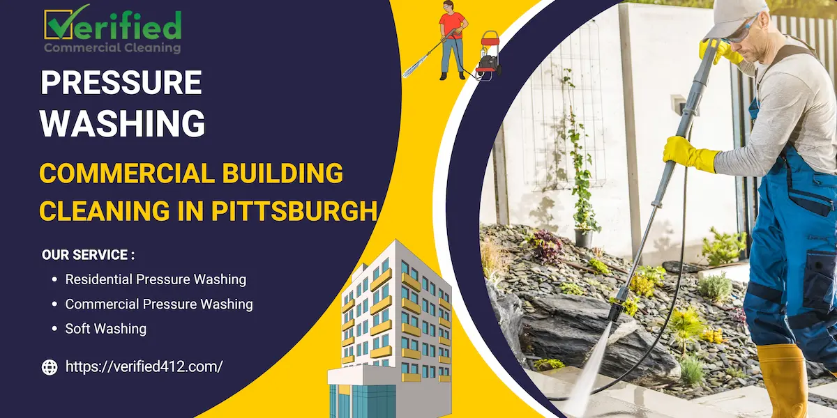 Commercial pressure washing service in Pittsburgh