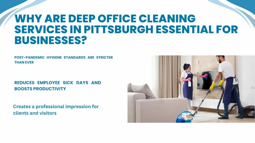 Deep office cleaning for businesses in Pittsburgh