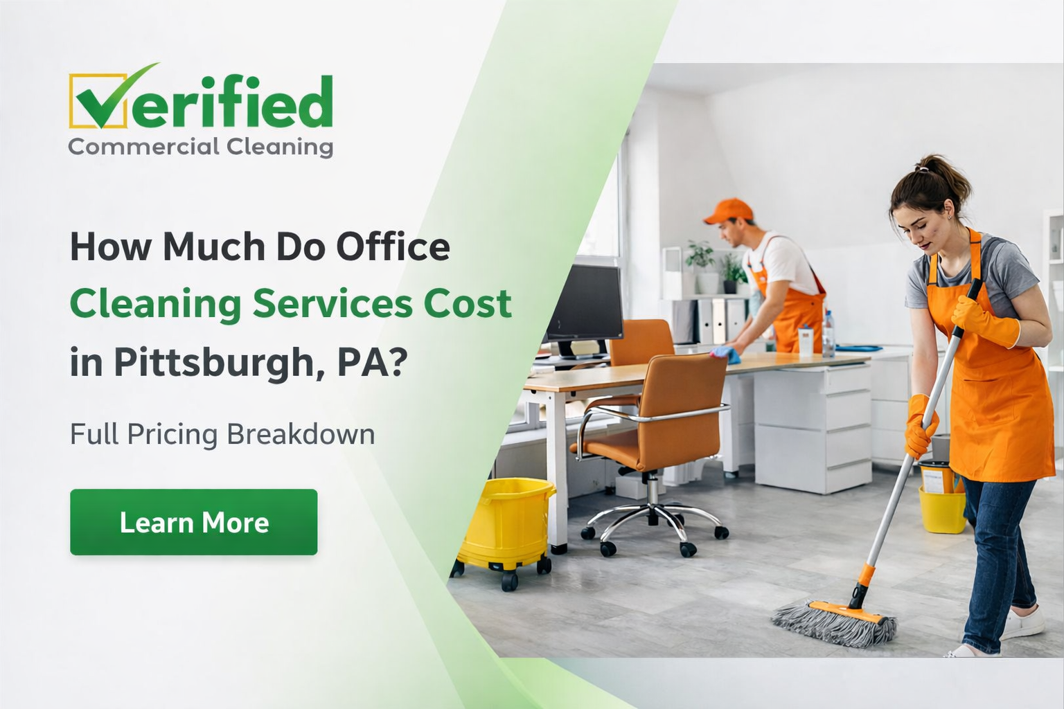 Cleaning services for office buildings