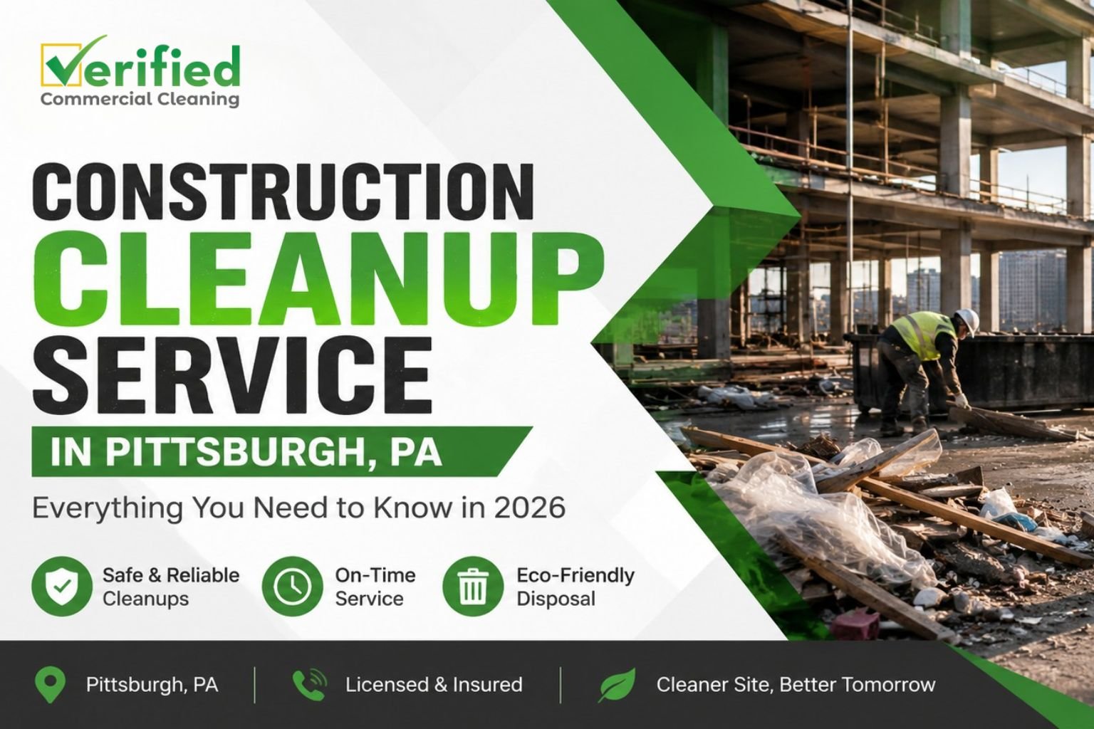 Construction Cleanup Service in Pittsburgh PA