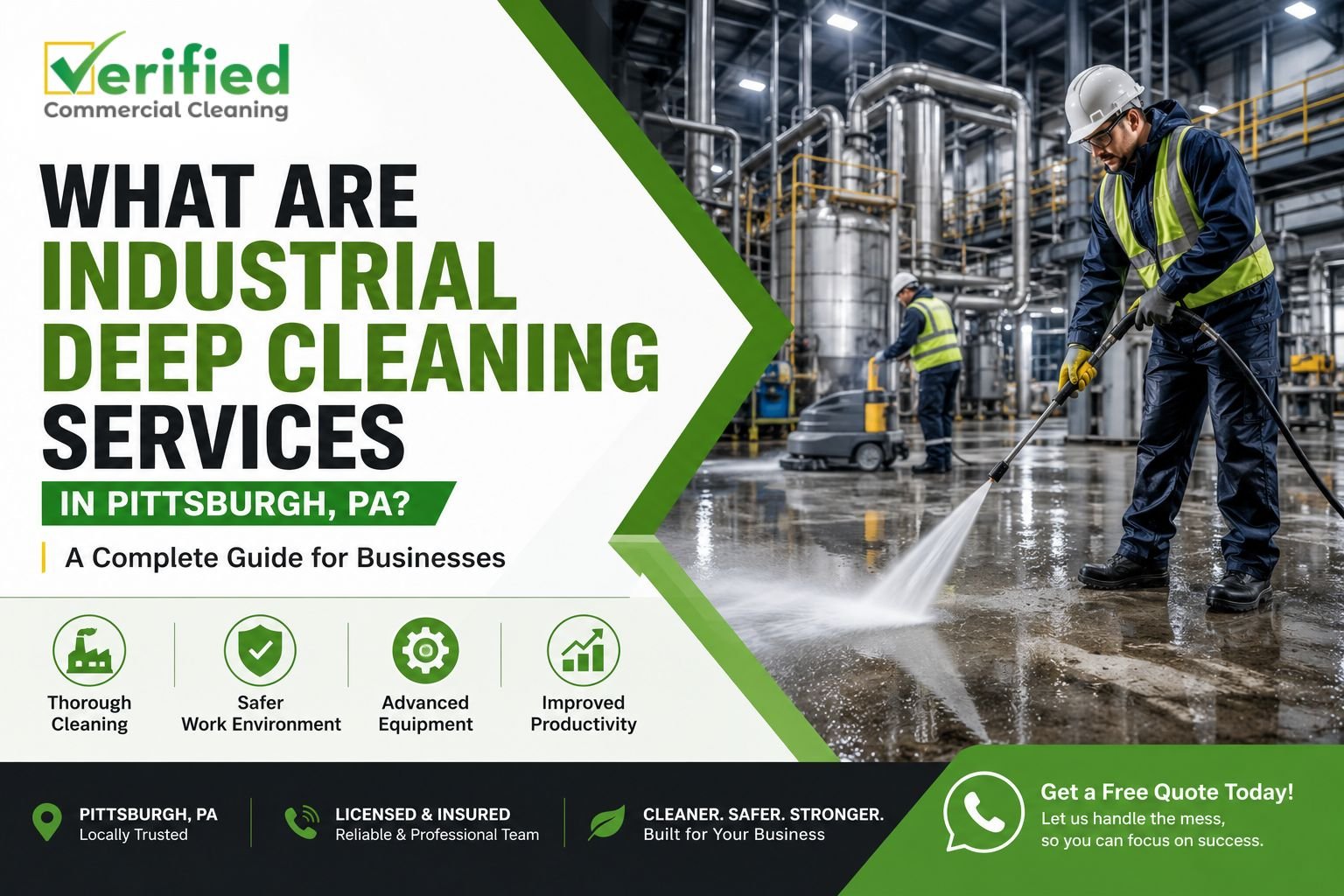 industrial deep cleaning services in Pittsburgh PA