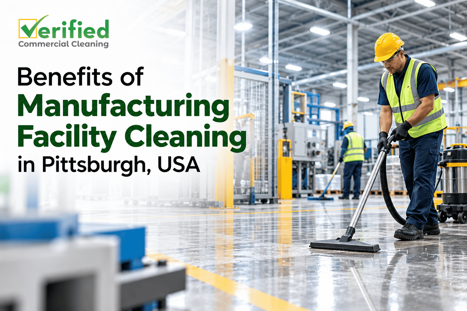 Manufacturing Facility Cleaning in Pittsburgh, USA